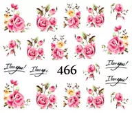 Ozdoby do paznokci - Naklejki wodne na paznokcie - nr 466 - miniaturka - grafika 1