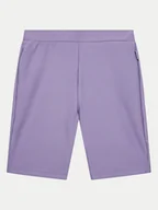 Spodenki damskie - 4F Szorty sportowe 4FJWSS24TTIGF134 Fioletowy Slim Fit - miniaturka - grafika 1
