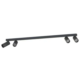 Lampa nasufitowa Fourty 10739 na listwie regulowana czarna - Lampy sufitowe - miniaturka - grafika 1