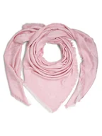 Apaszki i szaliki damskie - GUESS Szalik damski Kobiety wiskoza różowy wypukły wzór tkaniny, ONE SIZE - miniaturka - grafika 1