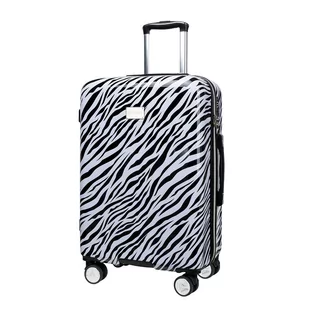 Średnia walizka PUCCINI BEVERLY HILLS ABS015B 10 Zebra - Walizki - miniaturka - grafika 1
