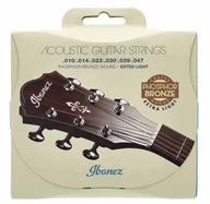 Części gitarowe, konserwacja gitary - Ibanez String Set fosforus/brąz - .010-.047 (IACSP61C) IACSP61C - miniaturka - grafika 1