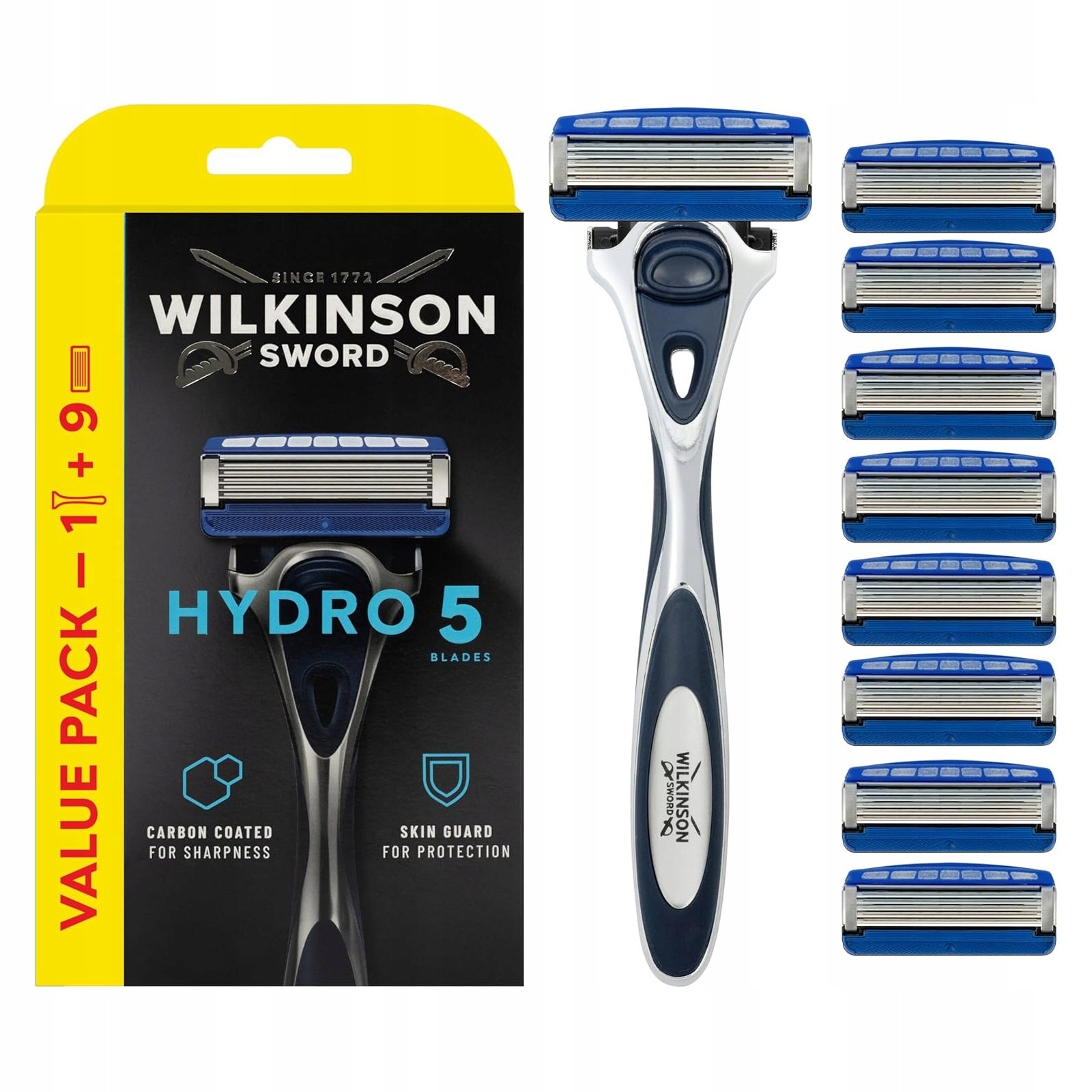 Golarka WILKINSON Hydro 5 + 8 ostrzy