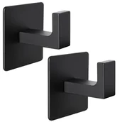 Wieszaki i stojaki - Zestaw 2 wieszaków KSANTI czarny - miniaturka - grafika 1