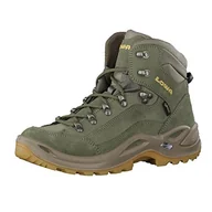 Buty trekkingowe damskie - LOWA Renegade GTX MID Ws damskie buty trekkingowe, outdoorowe, Goretex 320945, zielone, Schilf miód, 38 EU - miniaturka - grafika 1