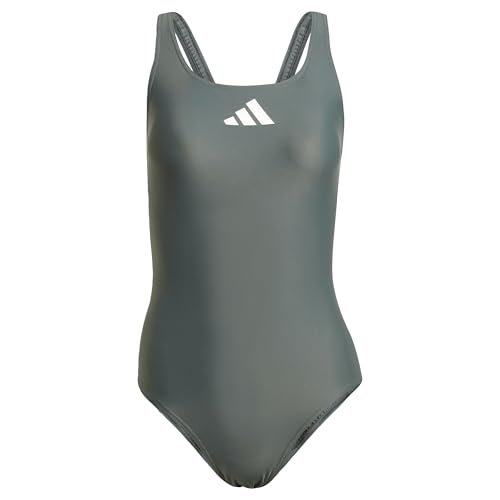 adidas Damski strój kąpielowy 3 bary 40, Legenda bluszcz/biały, 44