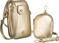 Torebki damskie - Rovicky Mini torebka damska z dodatkową portmonetką ze skóry ekologicznej - Rovicky NoSize - miniaturka - grafika 1