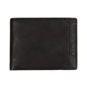 Portfele - TOM TAILOR Męski portfel Sam, format poziomy, czarny, jeden rozmiar, czarny, jeden rozmiar - miniaturka - grafika 1