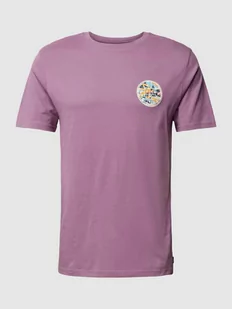 T-shirt z nadrukiem z logo model ‘PASSAGE’ - Koszulki męskie - miniaturka - grafika 1
