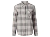 Koszule damskie - esmara® Koszula flanelowa damska (Szary, S(36/38)) - miniaturka - grafika 1