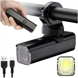 Lampka rowerowa RockBros Bike LED Lamp RHL1000 wodoodporne światło na kierownicę 1000lm reflektor ledowy latarka - Lampki rowerowe - miniaturka - grafika 2