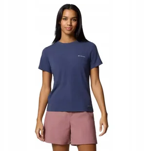 Columbia Sun Trek W SS II Tee 2119711466 Granatowe L - Koszulki i topy damskie - miniaturka - grafika 1