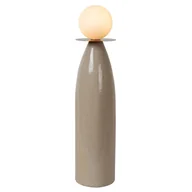 Lampy stojące - Porcelanowa lampa stołowa Figaro 13544/54/36 Lucide kula biała szara - miniaturka - grafika 1