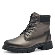 Kozaki damskie - Tamaris Comfort damskie sznurowanie z podszewką i modne kozaki Tex, Pewter, 41 EU, Pewter, 41 EU - miniaturka - grafika 1