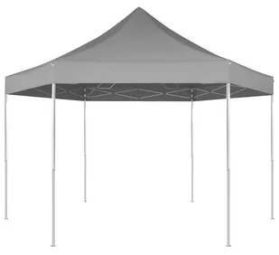 Szary rozkładany namiot ogrodowy - Balika - Pawilony ogrodowe - miniaturka - grafika 1