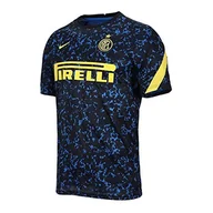 Koszulki męskie - Nike Męska koszulka INTER M NK BRT TOP SS PM, niebieska iskra/niebieska iskra/wycieczka żółta/(Tour Yellow) (pełna spon-plyr), 2XL - miniaturka - grafika 1