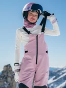 Spodnie narciarskie - 4F Spodnie snowboardowe membrana 10000 dziewczęce - różowe 164 (13-14 lat) - miniaturka - grafika 1