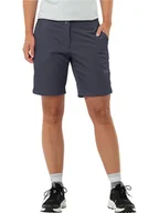 Spodnie sportowe damskie - Jack Wolfskin Szorty funkcyjne w kolorze szarym - miniaturka - grafika 1