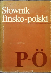 Słownik fińsko polski tom II - Pozostałe języki obce - miniaturka - grafika 1