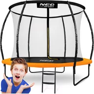 Trampoliny - Neo-sport Trampolina ogrodowa profilowana 8ft/252cm z siatką wewnętrzną NS-08C201 - miniaturka - grafika 1