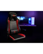 Fotele gamingowe - Arozzi Stuhl Vernazza Black/Red SoftPU VERNAZZASPURED - miniaturka - grafika 1