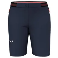 Spodenki damskie - SALEWA Pedroc DST W szorty, granatowe, 2XL - miniaturka - grafika 1
