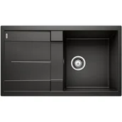 Zlewozmywaki - Blanco Zlew METRA 5S Czarny odwracalny 525919 - miniaturka - grafika 1