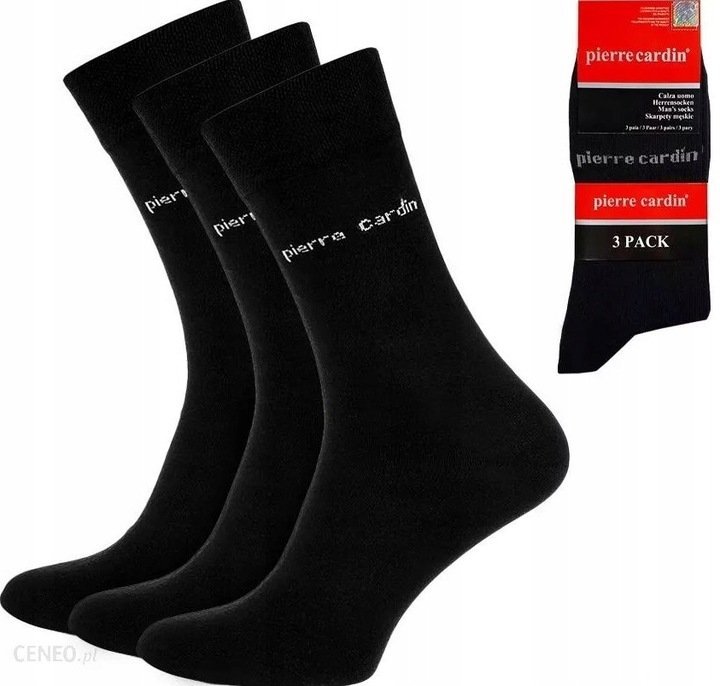 Skarpetki męskie 3-pak PIERRE CARDIN roz39-42 czar