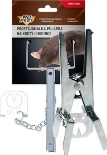NO PEST Nożycowa Pułapka na Krety Profesjonalna Łapka Pułapka Urządzenie do Eliminowania Kretów Nornic Gryzoni - Zwalczanie i odstraszanie szkodników - miniaturka - grafika 1