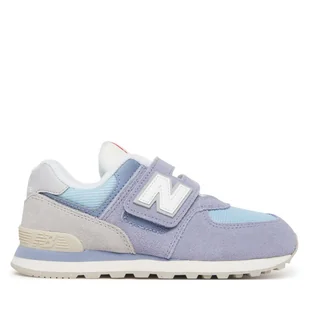 Sneakersy New Balance PV574BLG Fioletowy - Buty dla dziewczynek - miniaturka - grafika 1