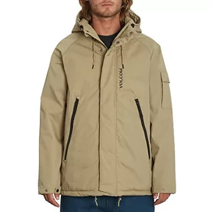 Volcom Męska kurtka Stoke Stone Jacket, kaki, XL, khaki, XL - Kurtki męskie - miniaturka - grafika 1