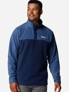 Bluza męska nierozpinana streetwear Columbia Steens Mountain Half Snap II 2097721465 XL Granatowa (195981427394). Bluzy męskie streetwear - Bluzy męskie - miniaturka - grafika 1