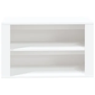 Lumarko Półka na buty, biała, 75x35x45 cm - Szafki na buty - miniaturka - grafika 6