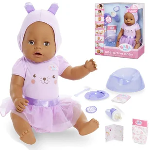 INTERAKTYWNA LALKA BABY BORN - 9 ELEMENTÓW i 9 FUNKCJI - NIE WYMAGA BATERII - Lalki dla dziewczynek INTERAKTYWNA LALKA BABY BORN - 9 ELEMENTÓW i 9 FUNKCJI - NIE WYMAGA BATERII - Lalki dla dziewczynek - miniaturka - grafika 1