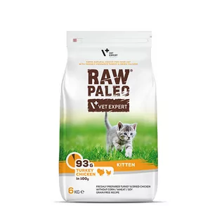 Vetexpert RAW PALEO KITTEN 6kg - Sucha karma dla kotów - miniaturka - grafika 1
