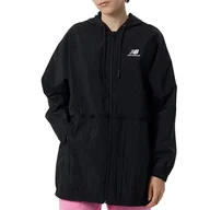 Kurtki i kamizelki sportowe damskie - Kurtka New Balance WJ21500BK -  czarna - miniaturka - grafika 1