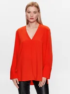 Bluzki damskie - Calvin Klein Bluzka K20K205688 Pomarańczowy Regular Fit - miniaturka - grafika 1