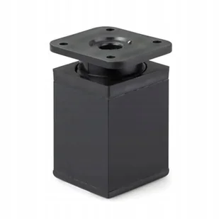 Nóżka meblowa regulowana noga kwadratowa 40x40 Atm H-60mm Czarny Mat DN-027 - Meble modułowe i akcesoria - miniaturka - grafika 1
