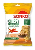 Chipsy - Sonko Chipsy z ciecierzycy o smaku słodkiego chili 60 g - miniaturka - grafika 1