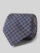 Krawaty i muchy męskie - Krawat z mieszanki bawełny i jedwabiu model ‘Gange’ - miniaturka - grafika 1