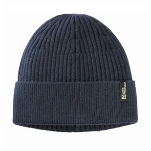 Czapka zimowa Jack Wolfskin COSY BEANIE night blue - ONE SIZE - Czapki męskie - miniaturka - grafika 1