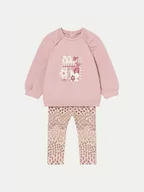 Komplety dla niemowląt - Mayoral Komplet bluza i legginsy 2710 Różowy Regular Fit - miniaturka - grafika 1