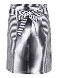 VERO MODA Damska spódnica Vmeva Hr Paperbag Cot Ps Skirt Noos Ga Rock, Snow White, S - Spódnice - miniaturka - grafika 1
