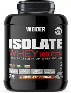 Białko Weider Whey Isolate 100 CFM Chocolate Fondant 2 kg (8414192312742) - Odżywki białkowe - miniaturka - grafika 1