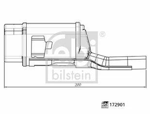 Filtr hydrauliczny, automatyczna skrzynia biegów Febi Bilstein 172901 - Układ napędowy - akcesoria - miniaturka - grafika 1