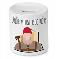 Skarbonki - Dla Kacpra Skarbonka na Urodziny na Prezent z Nadrukiem ze Zdjęciem + Opakowanie na prezent (wzór 01) - miniaturka - grafika 1