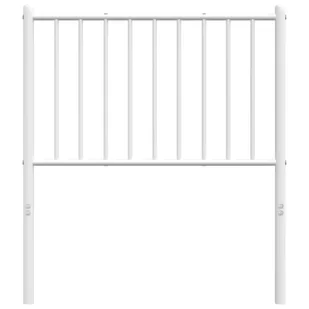 Metalowe wezgłowie, białe, 79,5x3x90 cm Lumarko! - Inne meble do sypialni - miniaturka - grafika 6