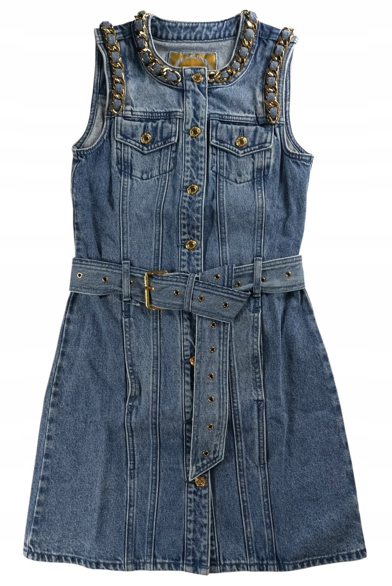 Sukienka damska jeansowa mini MICHAEL KORS rozmiar 25