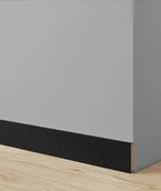 Listwy przypodłogowe - 275x8x1,6 cm LD Listwa przypodłogowa MDF (czarny) 2,75 mb - miniaturka - grafika 1