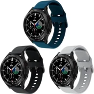 Akcesoria do smartwatchy - 3x PASEK DO ZEGARKA SAMSUNG GALAXY WATCH 5/4/3/2 CZARNY SZARY NIEBIESKI - miniaturka - grafika 1
